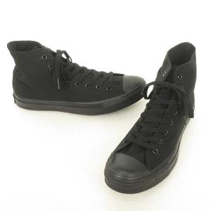 CONVERSE オールスター オールブラック ハイカット スニーカー キャンバス 美品 29cm 黒 IBO36