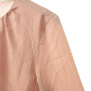 ETRO 17年 シルク 総柄 長袖 シャツ ブラウス ピンク IBO36 0304