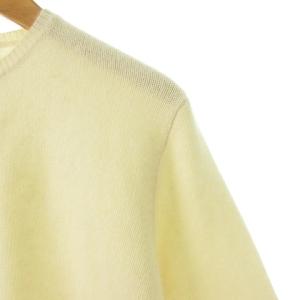 RALPH LAUREN 長袖 クルーネック セーター ニット M 白 ホワイト IBO36 0304