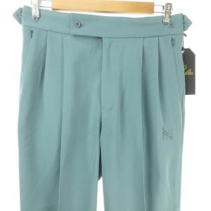 Needles 23SS Tucked Side Tab Trouser 2タック トラウザー スラックス パンツ S エメラルド ブルー