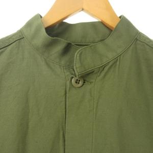 Needles 23SS S.C. Army Shirt OLIVE コットンサテン アーミーシャツ オリーブ