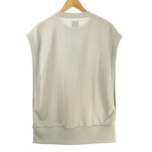 Needles 23SS Sleeveless Tee Ice White ノースリーブ カットソー ベスト ワンポイント M 白 アイスホワイト