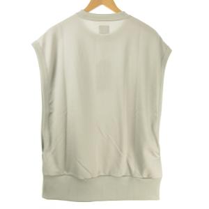 Needles 23SS Sleeveless Tee Ice White ノースリーブ カットソー ベスト ワンポイント L 白 アイスホワイト