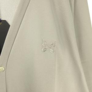 Needles 23SS V Neck Cardigan スウェット カーディガン ラグラン XL アイス ホワイト
