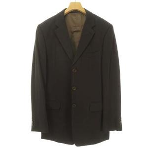Jean Paul GAULTIER HOMME オブジェ objet シングル 3B スーツ セットアップ ジャケット スラックス 50 ダークブラウン