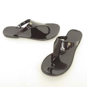TORY BURCH SPEER FLAT THONG PVCトングサンダル ビーチサンダル 美品 6 ダークパープル系