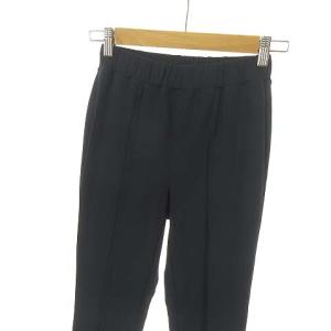 Paul Stuart SPORT センタープリーツ ピンタック ジャージー パンツ ボトムス M ネイビー IBO36