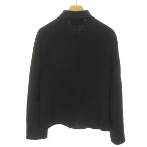 Leilian GIOVANNI MANIGLIA Lanerie Piero Tonella生地 ステンカラー シングル ジャケット 42