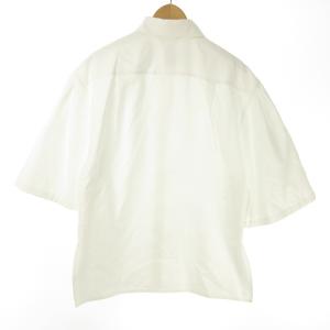 Max Mara フレアスリーブ シャツ ブラウス オーバーサイズ オックスフォード 42 白 ホワイト 0321