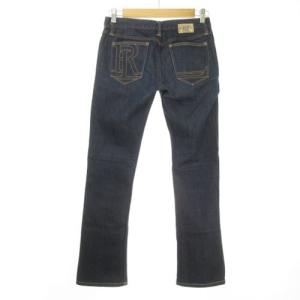 RALPH LAUREN デニム パンツ ストレート インディゴ 11号 48 L位 IBO37 0324