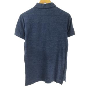 POLO RALPH LAUREN 鹿の子 ポロシャツ 半袖 ワンポイント 国内正規 S 紺 ネイビー 0329