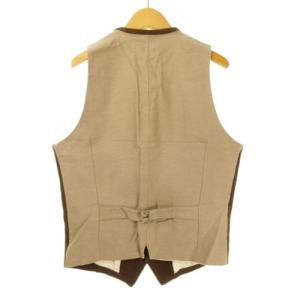 HAVERSACK 美品 ベスト ジレ ウール 441220 茶 ブラウン M 0402