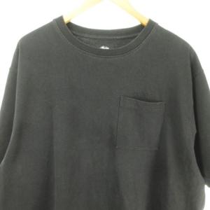 STUSSY POCKET ポケット Tシャツ TEE ポケT 半袖 黒 ブラック XL 0403