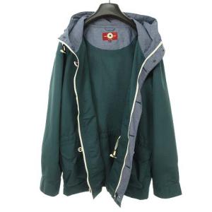 CONVERSE 美品 マリン パーカー ジャケット ブルゾン 4L 大きいサイズ グリーン IBO37
