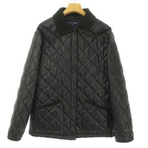 ナイガイ 90s ヴィンテージ  キルティング ジャケット ブルゾン 160 ブラック IBO37