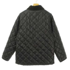 RALPH LAUREN ナイガイ 90s ヴィンテージ  キルティング ジャケット ブルゾン 160 ブラック IBO37