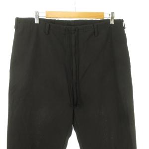 Y's for men ヨウジヤマモト ワイド 紐パンツ キャンバス 黒 ブラック サンプル品 0412