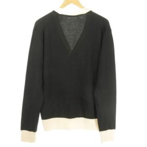Maison Kitsuné 美品 カーディガン ニット HU00542KT1036 黒 ブラック  L 0414