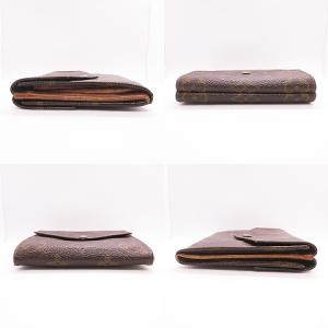 LOUIS VUITTON M61660 モノグラム Wホック ウォレット 二つ折り 財布 小銭入れあり フラップタイプ スナップタイプ ファッション小物