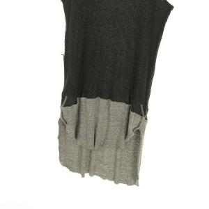 TAKAHIROMIYASHITATheSoloIst. s.0195b タンクトップ ノースリーブ カットソー トップス 美品 XS チャコール グレー