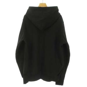 DIESEL S-GIRK-HOOD-K21 スウェット プルオーバー パーカー ワンポイント ロゴ 美品 L ブラック IBO39