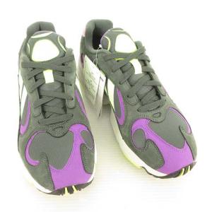 adidas BD7655 YUNG-1 ヤングワン ローカット スニーカー 27.5cm ダークグリーン系 IBO39