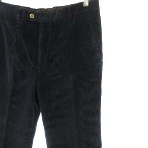dunhill 太畝 コーデュロイ スラックス トラウザー パンツ ボトムス 46 ネイビー