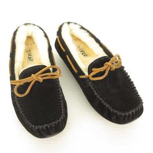 UGG australia 5612 Dakota ダコタ モカシン スリッポン 23cm ブラック IBO39