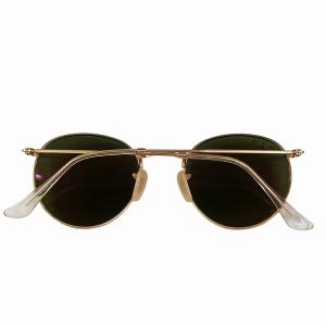Ray-Ban RB3447 Round Metal サングラス メガネ ラウンド メタルフレーム 5021 ゴールド 0520