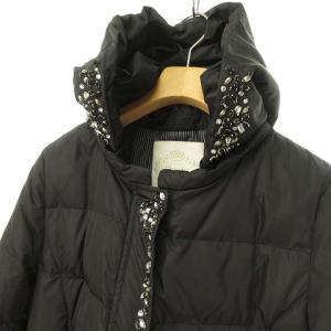 Chesty ビッジュー ダウン コート ジャケット 1 ブラック 黒