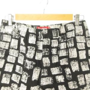 Supreme イージー ショート パンツ 初期 総柄 黒 白 30