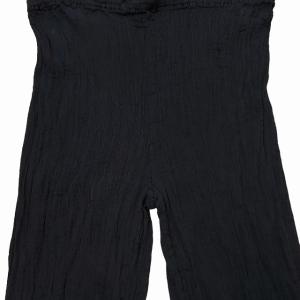 me ISSEY MIYAKE 美品 プリーツパンツ レギンス レギパン ブラック F 0530 IBO40