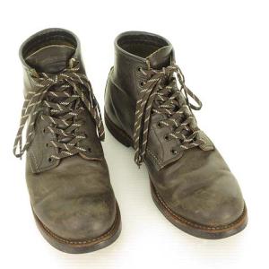 RED WING 2956 プレーントゥ レースアップ ブーツ 14年製 8 D ブラック系