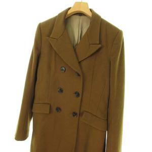 Theory チェスターコート ロングコート ダブル M ブラウン 茶 IBO39