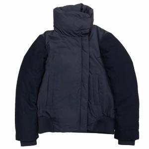 Theory ボリュームカラー ダウンショート丈ジャケット ブルゾン コート ブラック S 0612