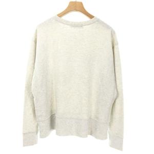 POLO RALPH LAUREN 星条旗 刺繍 スウェット シャツ トレーナー トップス 長袖 S サンドベージュ系 IBO40