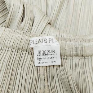PLEATS PLEASE ISSEY MIYAKE イッセイミヤケ プリーツパンツ イージーパンツ 1 クリーム