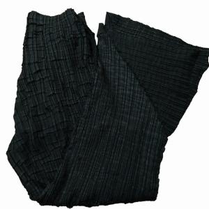 ISSEY MIYAKE プリーツパンツ イージー 2 ブラック