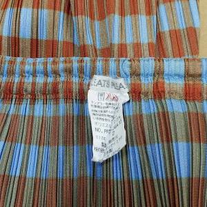 PLEATS PLEASE ISSEY MIYAKE 極美品 0626 ギンガムチェックプリーツスカート 総柄 2 マルチカラー