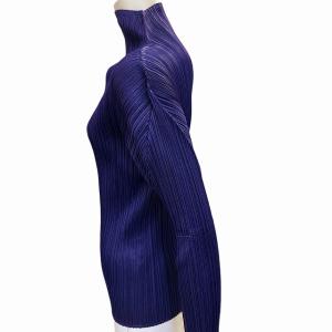 PLEATS PLEASE ISSEY MIYAKE イッセイミヤケ プリーツカットソー ハイネック パープル 3