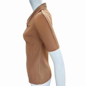 PLEATS PLEASE ISSEY MIYAKE イッセイミヤケ ポロシャツ Tシャツ カットソー プリーツ  3 ブラウン