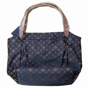 russet タグ付 2WAY バッグインバッグ ナイロンレザートートバッグ ショルダーバッグ ハンドバッグ 片掛け 総柄 A4収納 0708