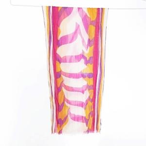 Emilio Pucci コットン × シルク ストール ショール 総柄 ITALY イタリア製 綿 × 絹 ファッション小物 IBO41