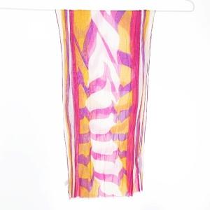 Emilio Pucci コットン × シルク ストール ショール 総柄 ITALY イタリア製 綿 × 絹 ファッション小物 IBO41