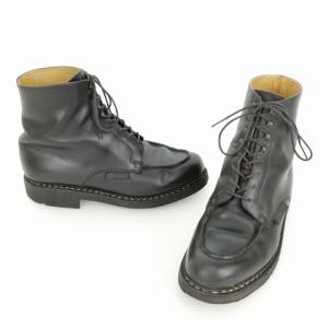 Paraboot BEAULIEU Uチップ レースアップ ブーツ 7 K ブラック