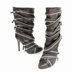 BALMAIN ×GIUSEPPE ZANOTTI ブーツ 38 ブラック