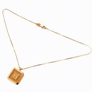 GIVENCHY ヴィンテージ 4G ロゴ ネックレス アクセサリー ジュエリー 金メッキ ゴールド 0812