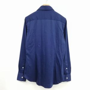 POLO RALPH LAUREN 美品 ニット ジャージー ドレス シャツ トップス コットン 長袖 S ネイビー