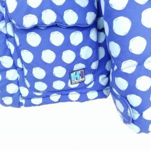 HELLY HANSEN HOE11357 ダウン フーデット ジャケット パーカー ドット 水玉 WL ブルー