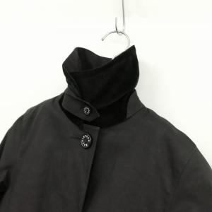 MACKINTOSH KILMANY キルマニー ゴム引き ボアライナー付 ステンカラー コート 32 ブラック